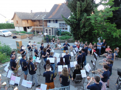 Ständli bei der Familie Curau, 19. Juni