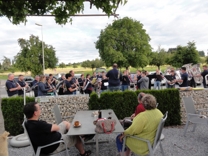 Ständli Restaurant Schützenhaus in Schönholzerswilen, 26. Juni 2018