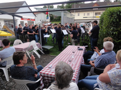 Platzkonzert, Restaurant Ochsen in Schönholzerswilen, Dienstag, 28.6.2022