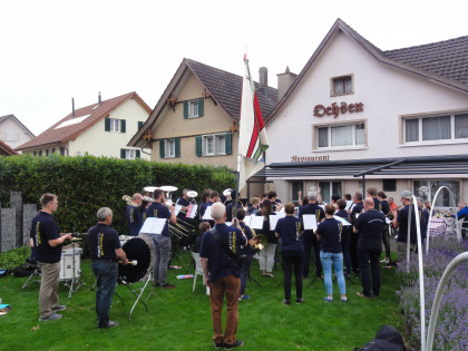 Platzkonzert, Restaurant Ochsen in Schönholzerswilen, Dienstag, 28.6.2022