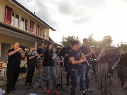 Platzkonzert auf dem Hof der Familie Eschenmoser, 21. Juni 2016