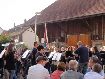 Platzkonzert auf dem Hof der Familie Eschenmoser, 21. Juni 2016