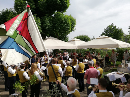 Geburtstags-Ständchen für Vize Erwin Wagner, Sonntag, 22.5.2022