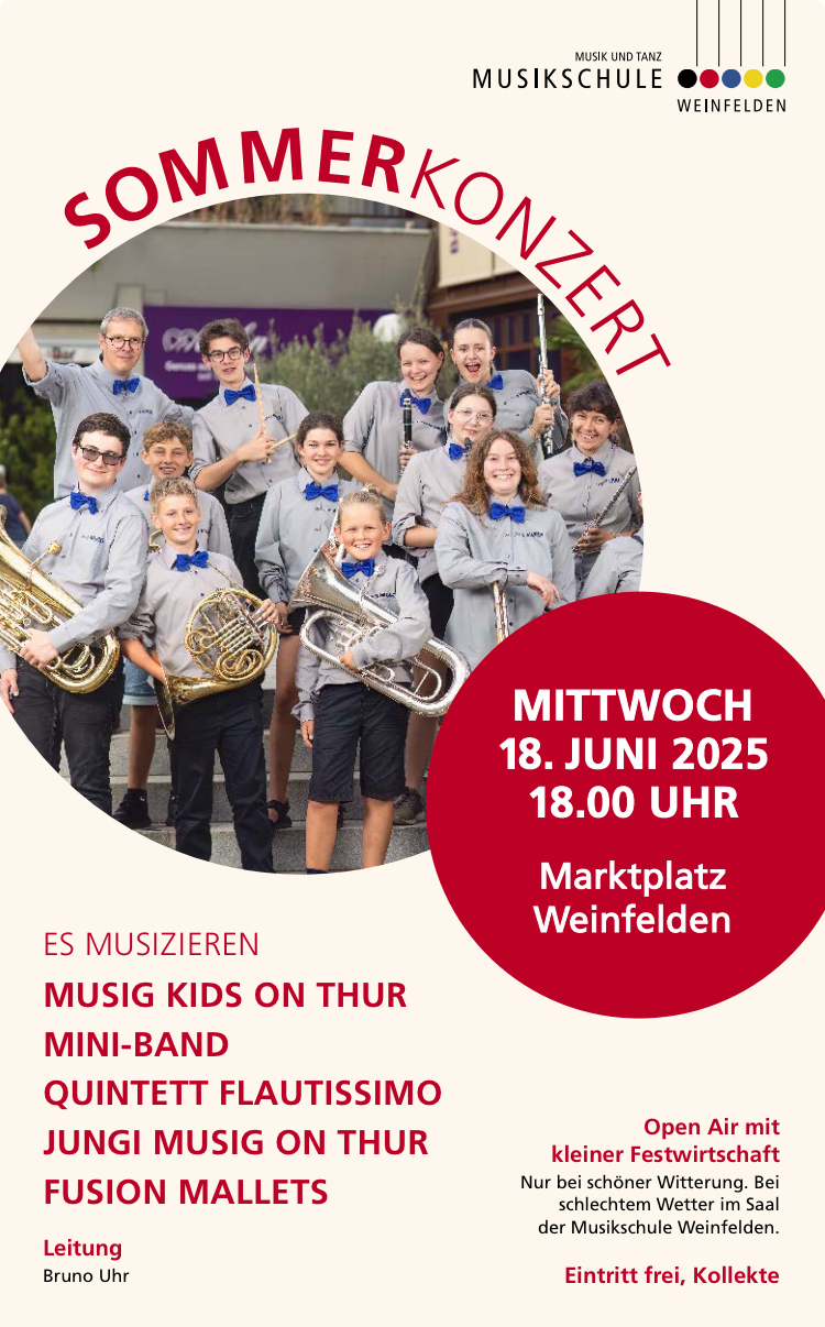 Sommerkonzert Jugendmusik-Formationen